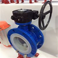 D341F46法兰衬氟蝶阀