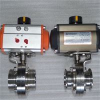 D621X气动外螺纹卫生级蝶阀