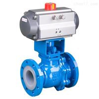 Q641F46Q641F46气动衬氟球阀