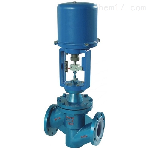 衬氟波纹管单座调节阀